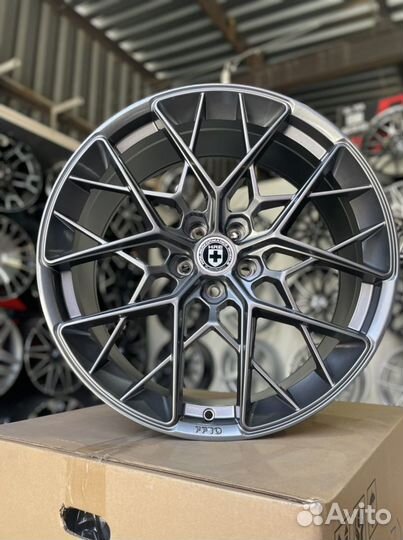 R20 5x114.3 HRE FF10 Графит Новые Диски