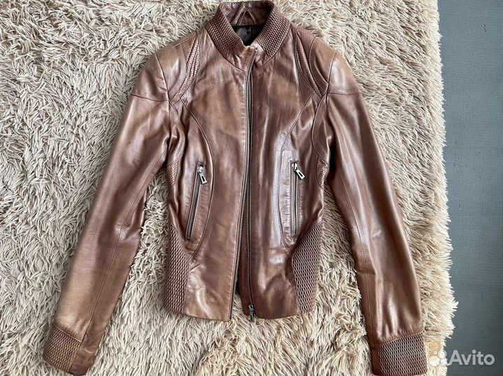 Куртка кожаная