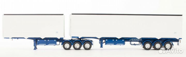 1/50 полуприцеп сдвоенный фура Drake WSI