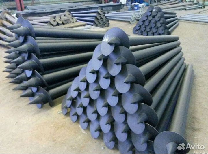 Винтовые сваи с установкой