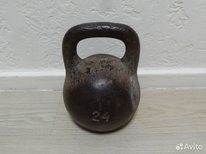 Гиря чугунная 24 кг СССР