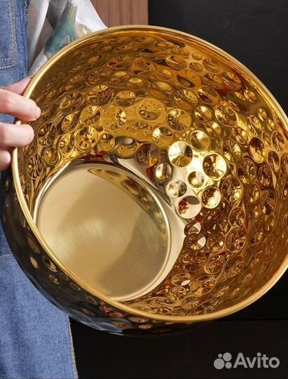 Салатник золотой