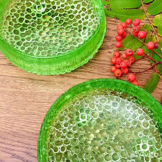 Блюдо, финское стекло