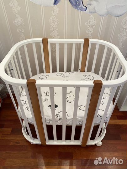 Кроватка-трансформер Nuvola lux