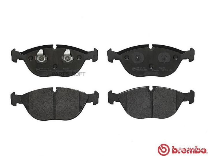 Brembo P06019 Колодки тормозные дисковые передн. a