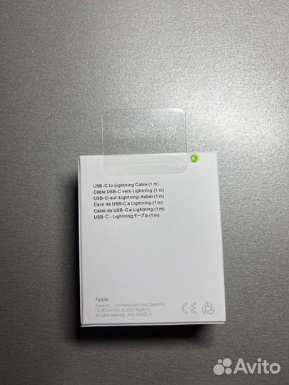 Кабель apple USB-C to Lighting оригинал