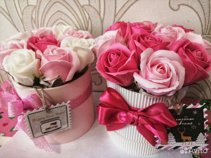 Букет цветов из мыла