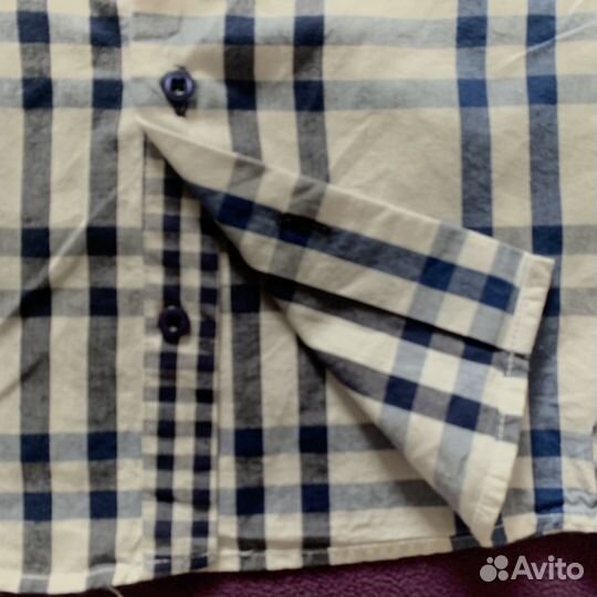 Рубашка в клеточку 92 см (2-3 года)