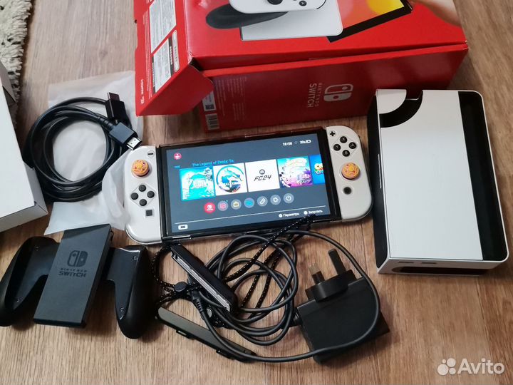 Nintendo switch oled 64 +512 прошитый
