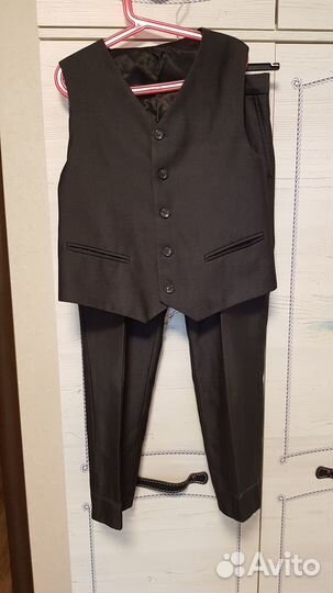 Школьный костюм 146 (серый)