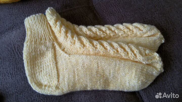 Вязаные носки для детей и взрослых