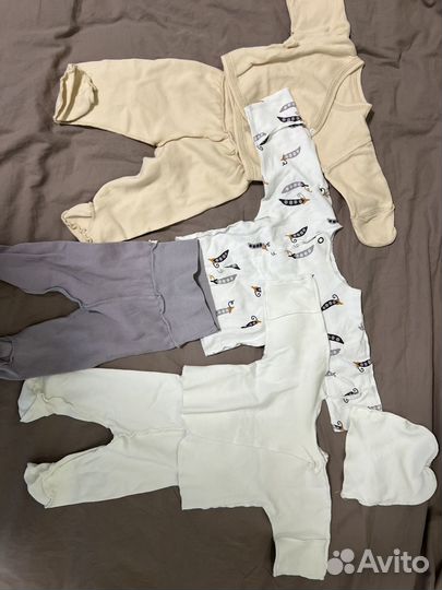 Паки вещей новорожденным 0-3 месяцев