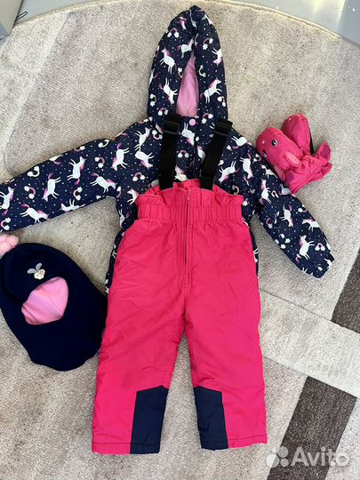 Демисезонный комплект для девочки 98