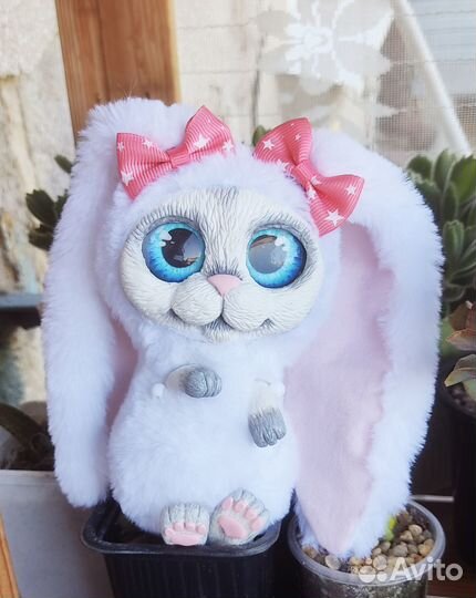 Игрушки ручной работы-кот/лиса/заяц/хомяк/енот/лев