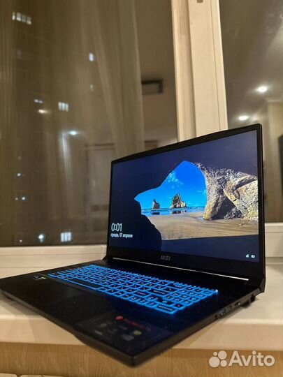 Игровой ноут MSI Pulse Gl76. RTX3060 i7