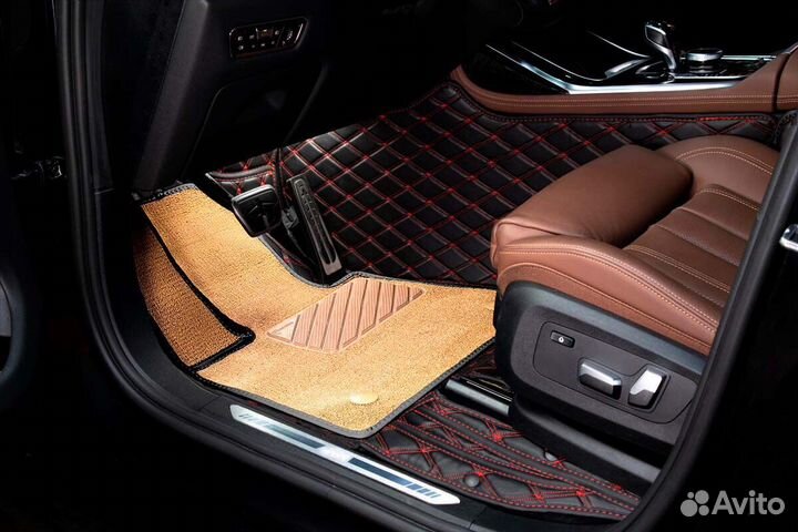 3D Коврики BMW X5 Высокие Борта Экокожа