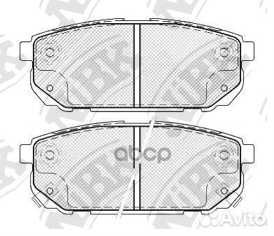 Колодки тормозные KIA sorento -09 задн. PN0798