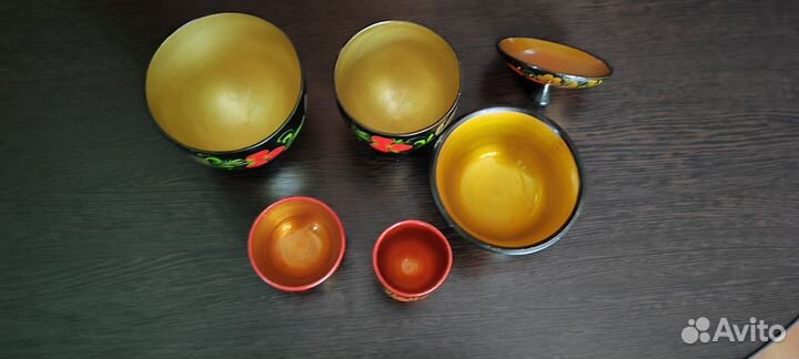 Посуда хохлома СССР