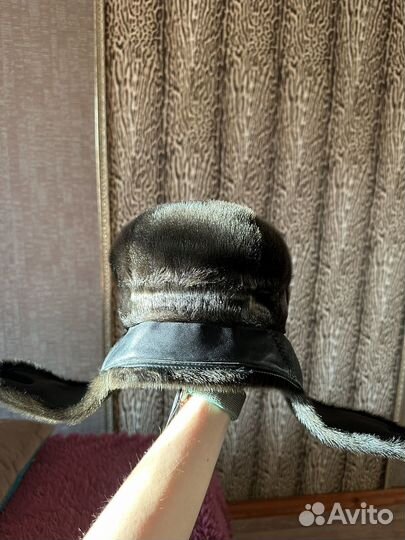 Мужская шапка из нерпы