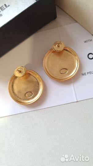 Серьги chanel