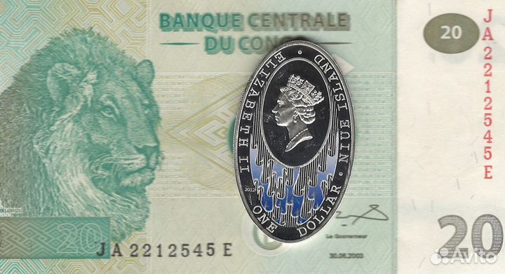 Ниуэ, 1 доллар 2012