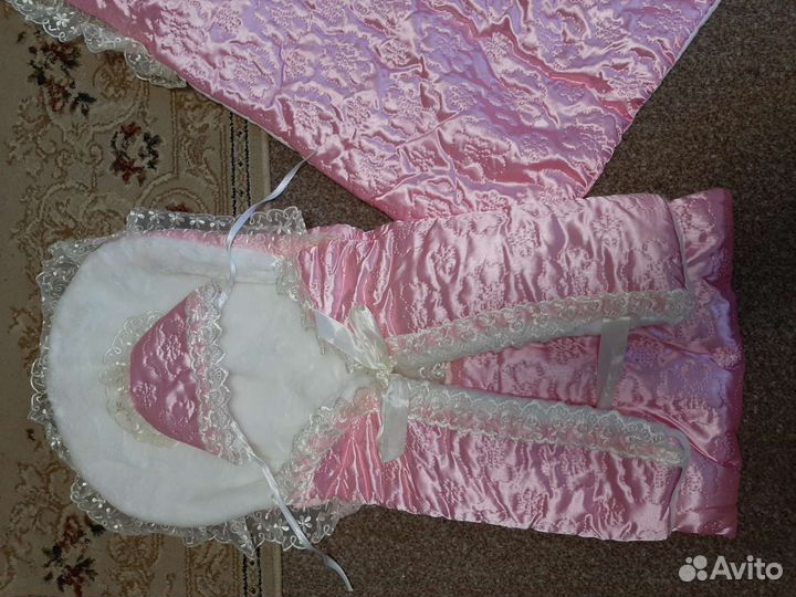 Конверт на выписку для девочки весна