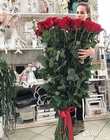 Высокие розы Гигантские розы с доставкой