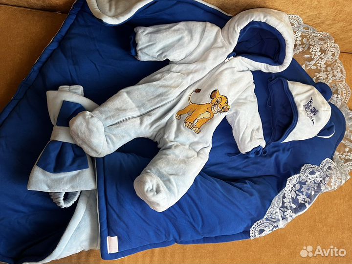 Комплект на выписку для мальчика