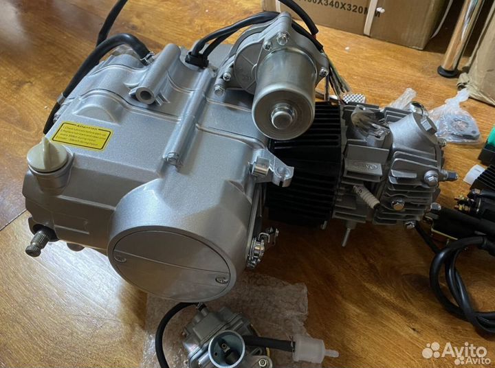 Двигатель мопед альфа 110см3 МКПП выбито 49,9