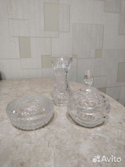 Хрустальные вазочки