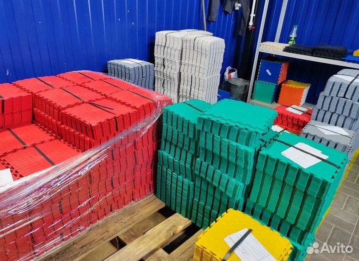 Модульная пвх плитка для склада