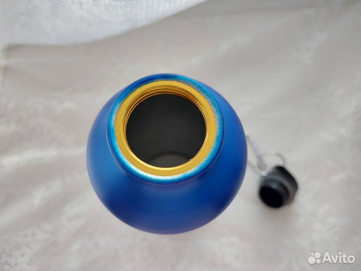 Бутылка для воды металлическая новая