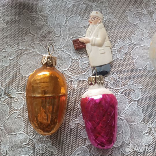 Ёлочные игрушки старые