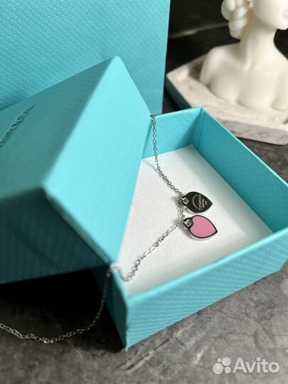 Колье tiffany сердце