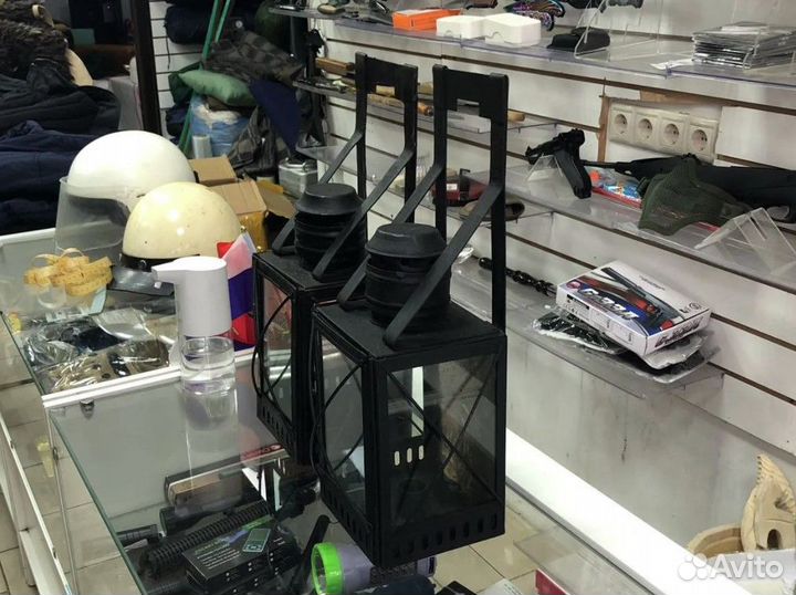 Фонарь большой СССР свечной 1941-1970г жел-дор