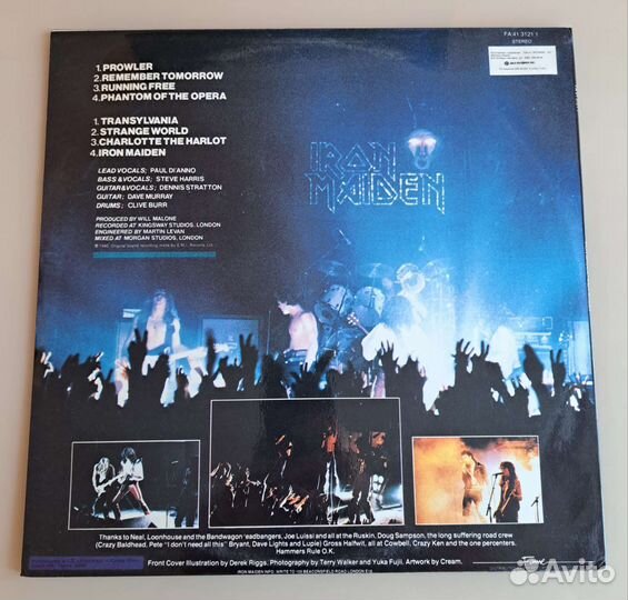Виниловая пластинка Iron Maiden -LP