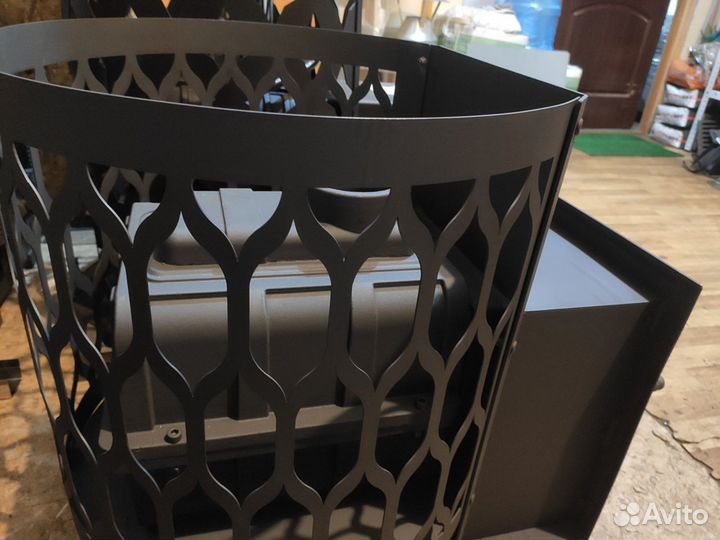 Чугунная Печь Для Бани до 16м3