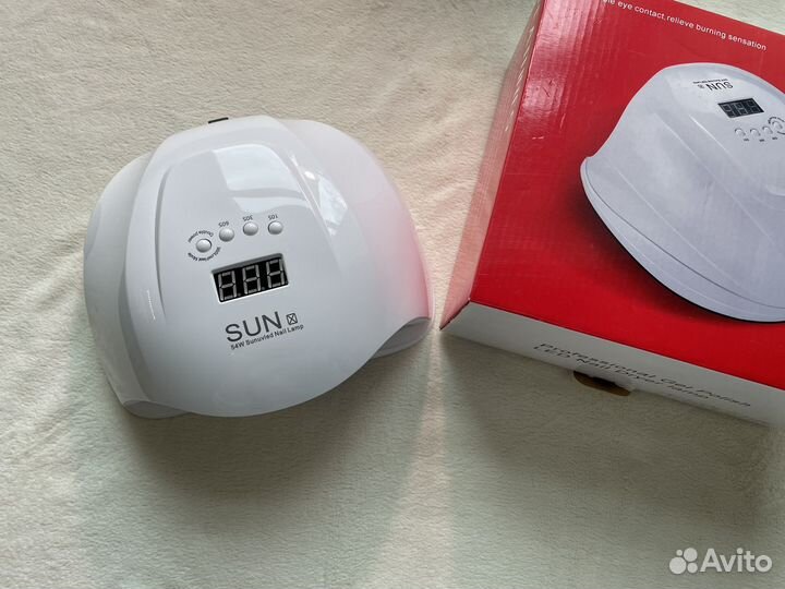 Лампа + пылесос + подставка для маникюра