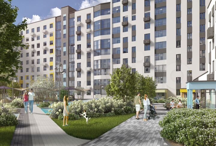 3-к. квартира, 82 м², 2/9 эт.