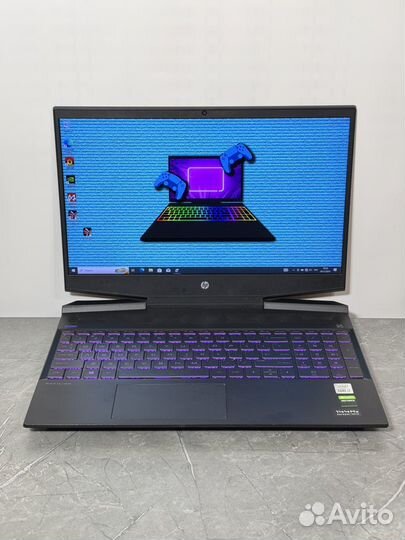 Игровой ноутубк HP I7 10750h / RTX 2060