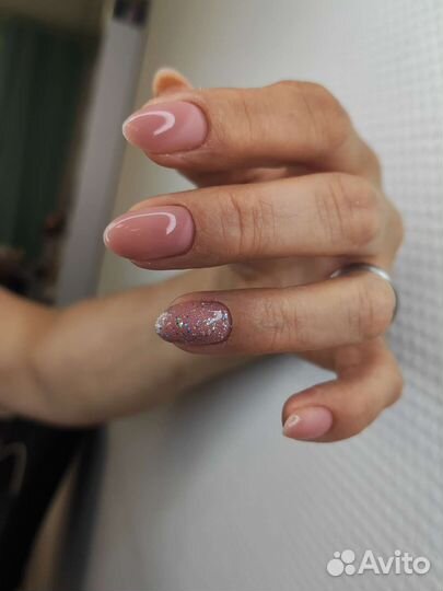 Маникюр наращивание