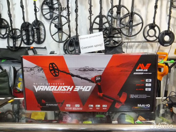 Металлоискатель Minelab Vanquish 340