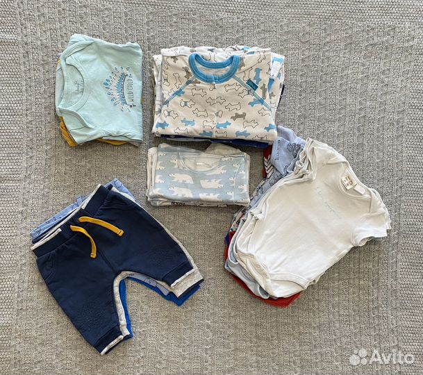 Одежда детская пакетом размер 0-3 месяца(62)