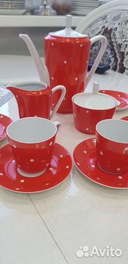 Кофейный сервиз Кахла винтаж