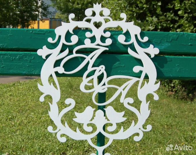 Монограмма на свадьбу (вензель)