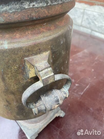 Самовар на дровах старинный