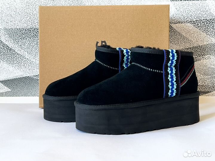 Угги на платформе UGG Ultra Mini Braid Platform