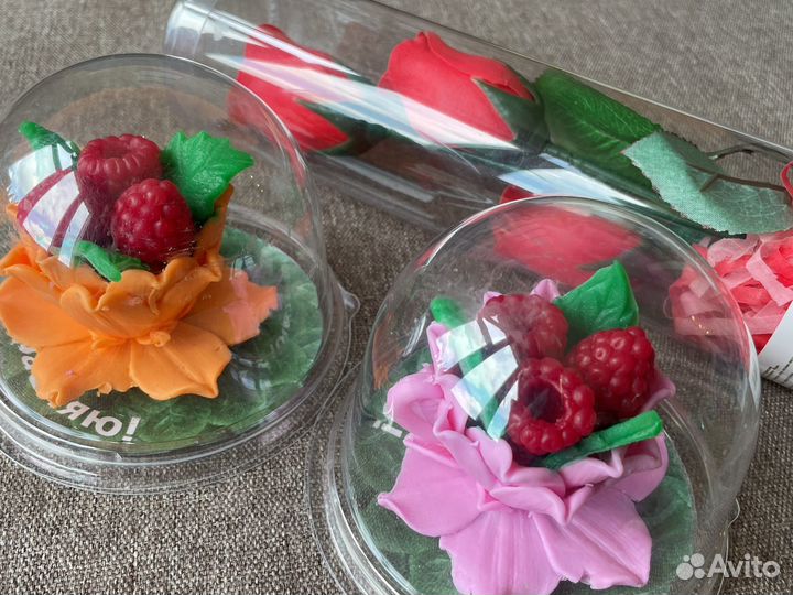 Декоративное мыло. Подарок. В асотрименте