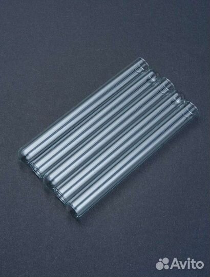 Пробирки колбы стеклянные