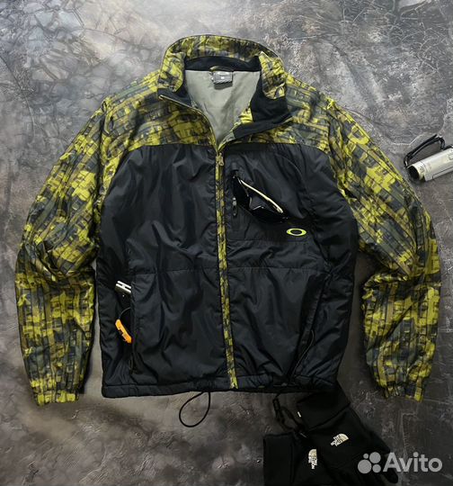 Куртка Oakley green camo jacket 00's